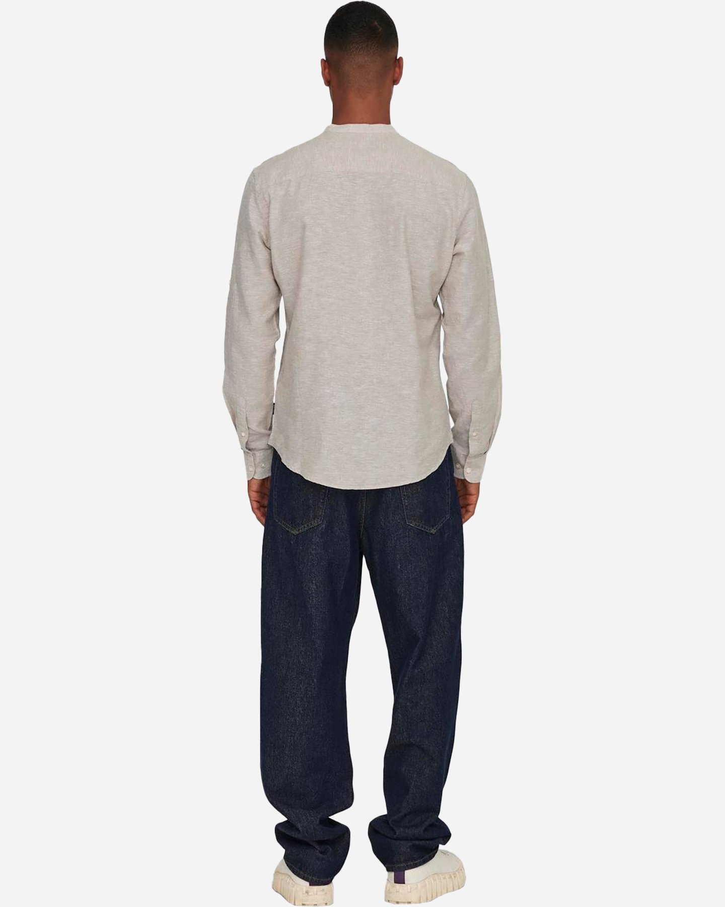 Camicia ONLY & SONS CAIDEN M - Beige - 2 | Cisalfa Sport